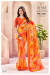 Pranjul Vol 4 By Kiyra Georgette Printed Online Daily Wear Saree Wholesale